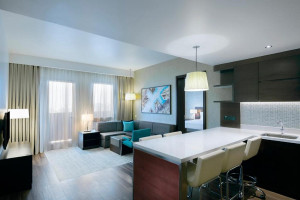  Vacation Hub International | Hyatt Place Dubai Wasl District Lobby