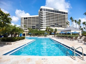  Vacation Hub International | Hilton Miami Airport Blue Lagoon Lobby